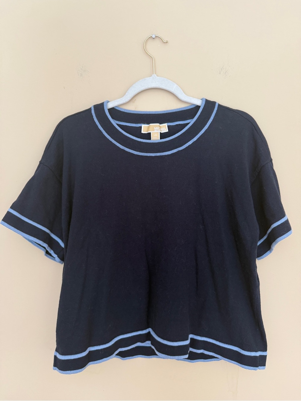 Michael Kors Short Sleeve Sweater Top